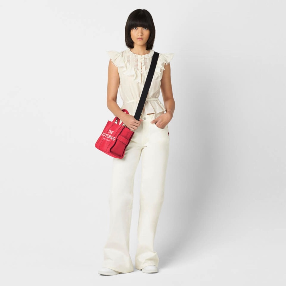 Marc Jacobs The Small Canvas Tote Bag - Persian Red - Picture 6 of 9
